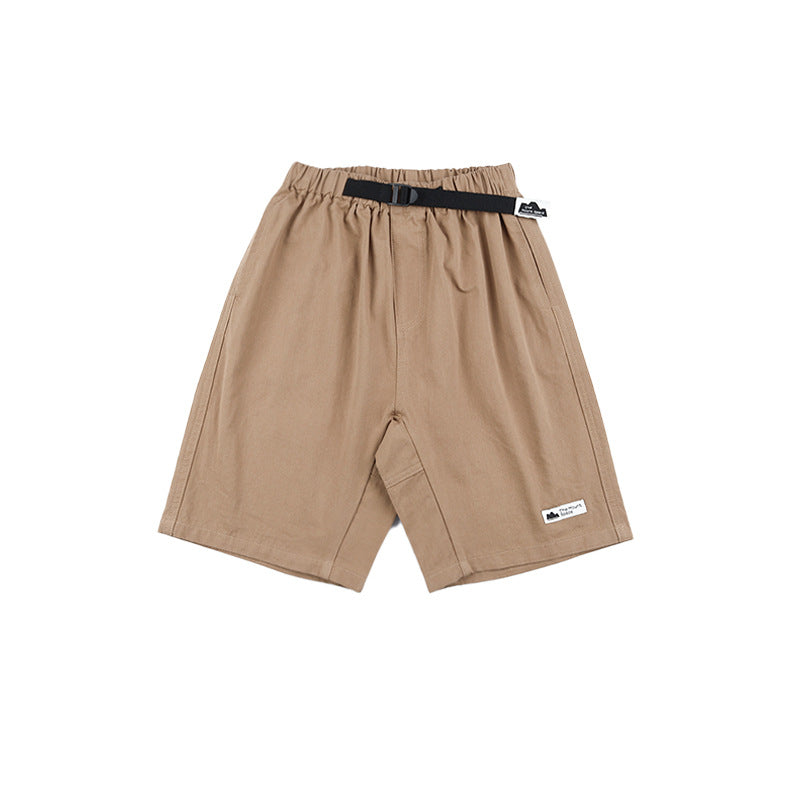 Children's Mountain Clothing Shorts Summer Washed Cotton Children's Pants
