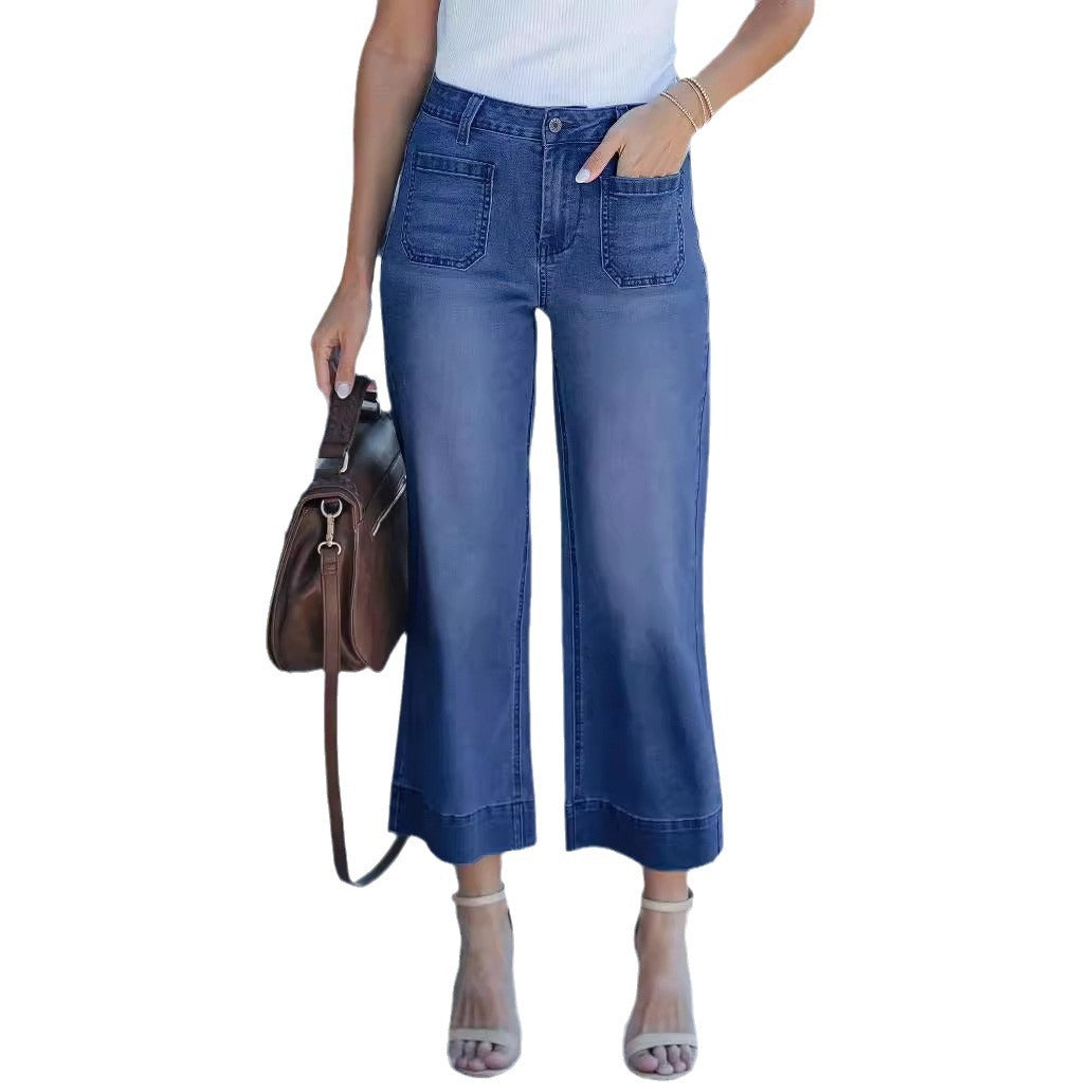 Fashion Casual Slim Fit High Waist Women's Jeans