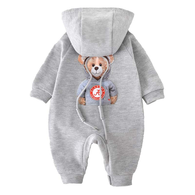 Women's & Men's Born Zipper Romper One Month Old Clothes Hooded Jumpsuit, Climbing Suit