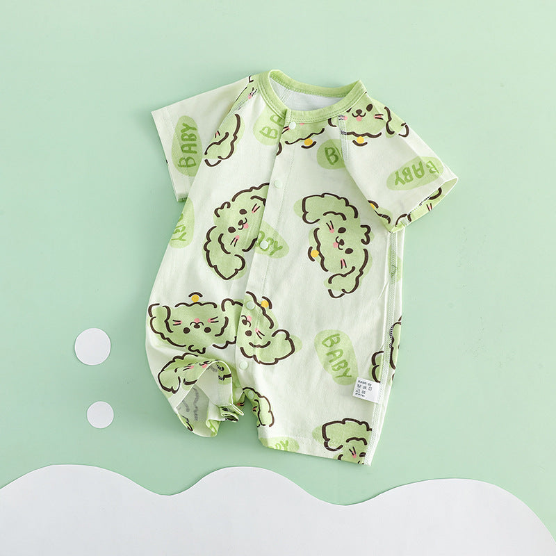 Jumpsuit Summer Boneless Rompers Split Breathable Air Conditioning Clothes Born Jumpsuit, Climbing Suit