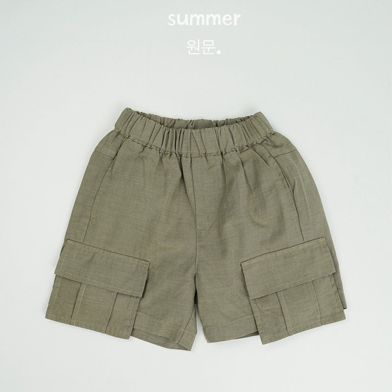Children's Shorts Summer Boys Cotton Linen Thin Children's Pants