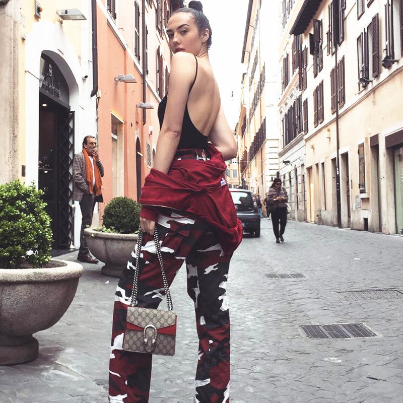Unique Attractive Versatile Elegant Camouflage Harem Casual Pants
