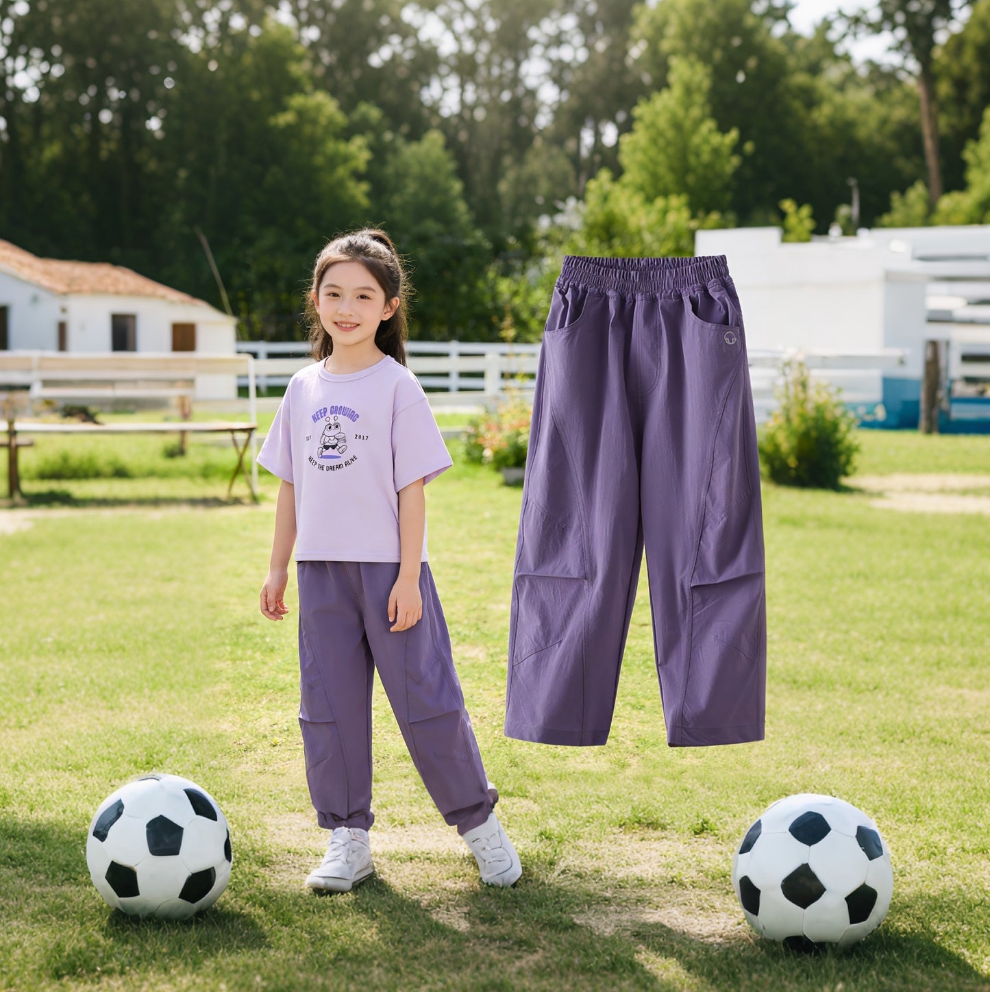 Children's Summer Cool Feeling Sport Thin Clothing Children's Pants
