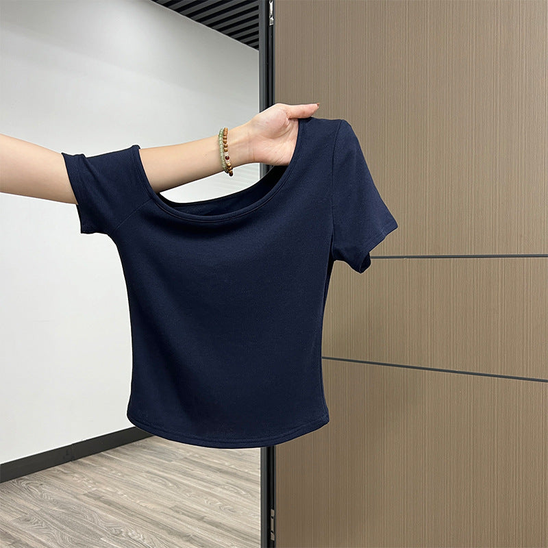 Women's Short-sleeved Summer Design Pure Desire Hot Women's T-shirt