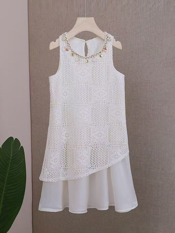 Children's Summer Fashionable Bohemian Sleeveless Vest Princess Children's Dress