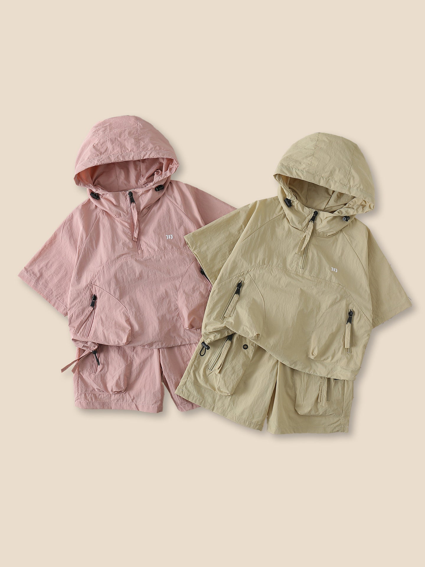 Summer Fashion Loose Comfortable Sports Hooded Children's Suit