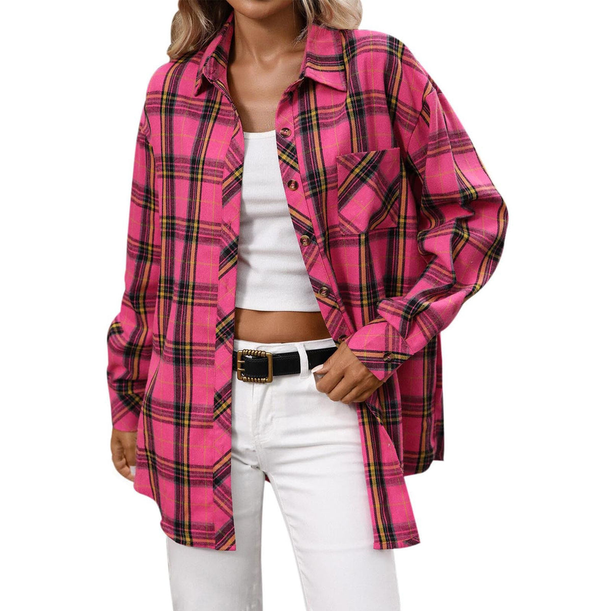 Women's Shirt Long Sleeve Autumn Retro Outerwear Style Blouse
