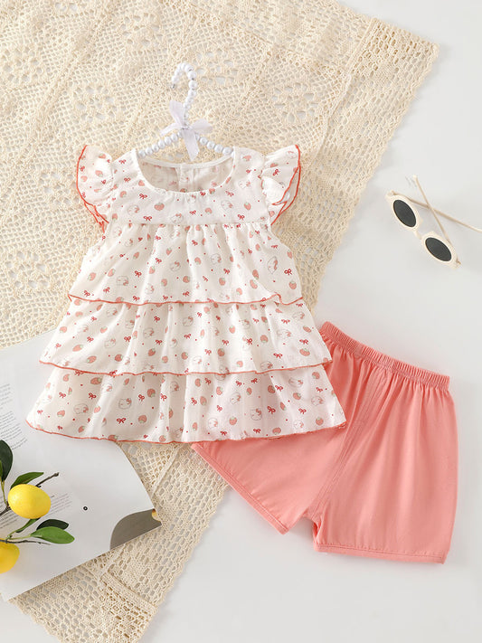 Summer Split Lightweight Two-piece Wear Western Style Children's Suit