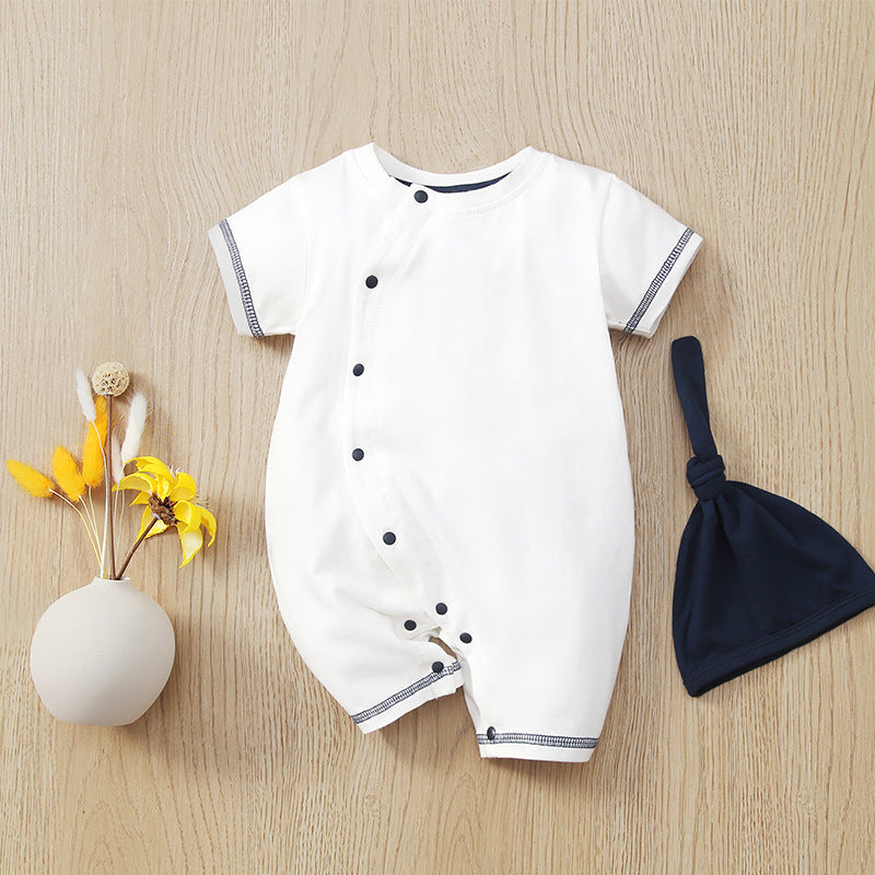 Born Clothes Thin Summer Clothing Cute Cartoon Jumpsuit, Climbing Suit