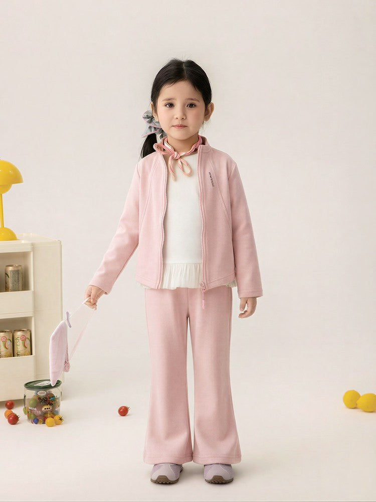 Children's Wear Spring Clothes Sweater Western Style Korean Zipper Short Coat Children's Suit