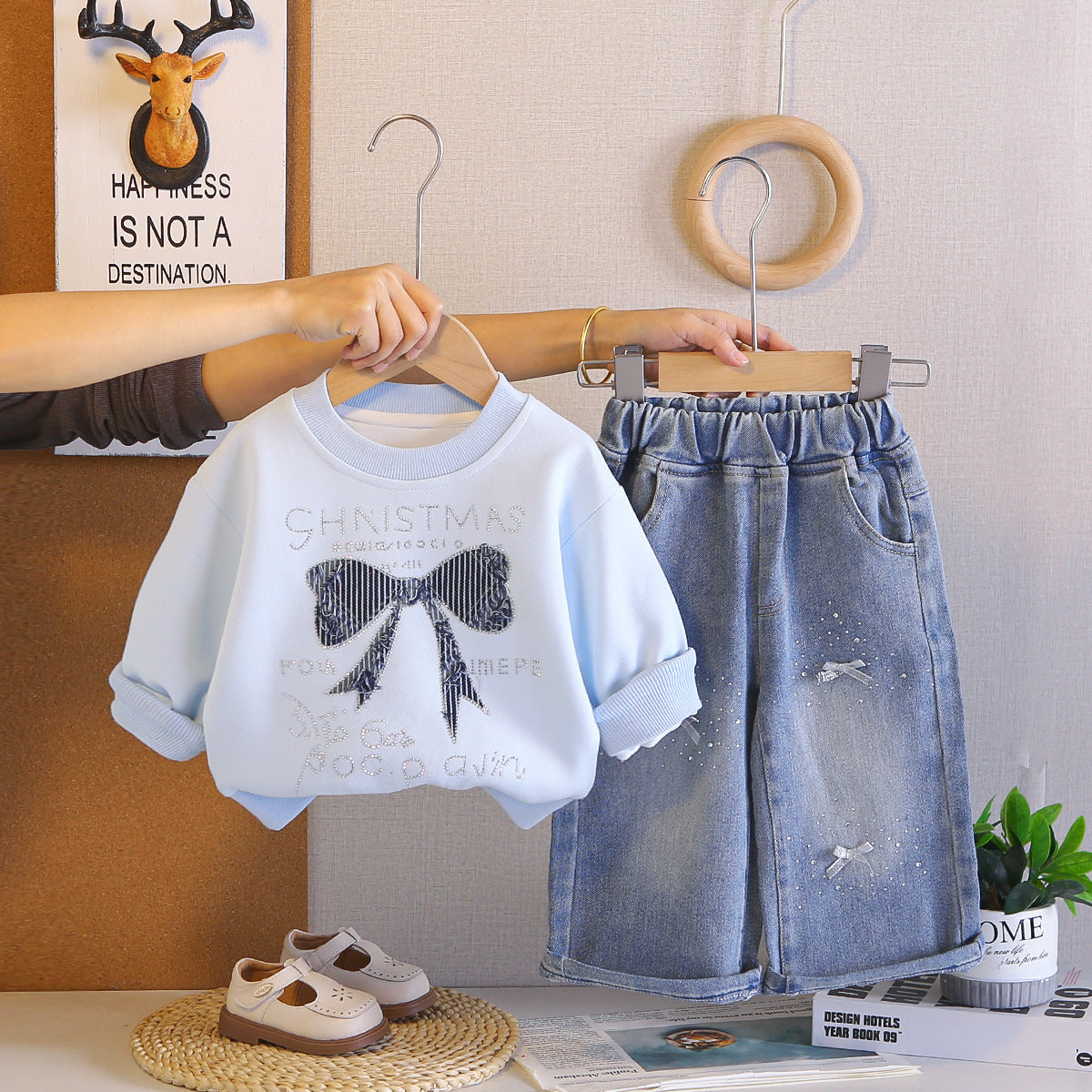 Children's Clothing Outfits Handsome Fashion Spring Clothes Little Sweatshirt Children's Suit