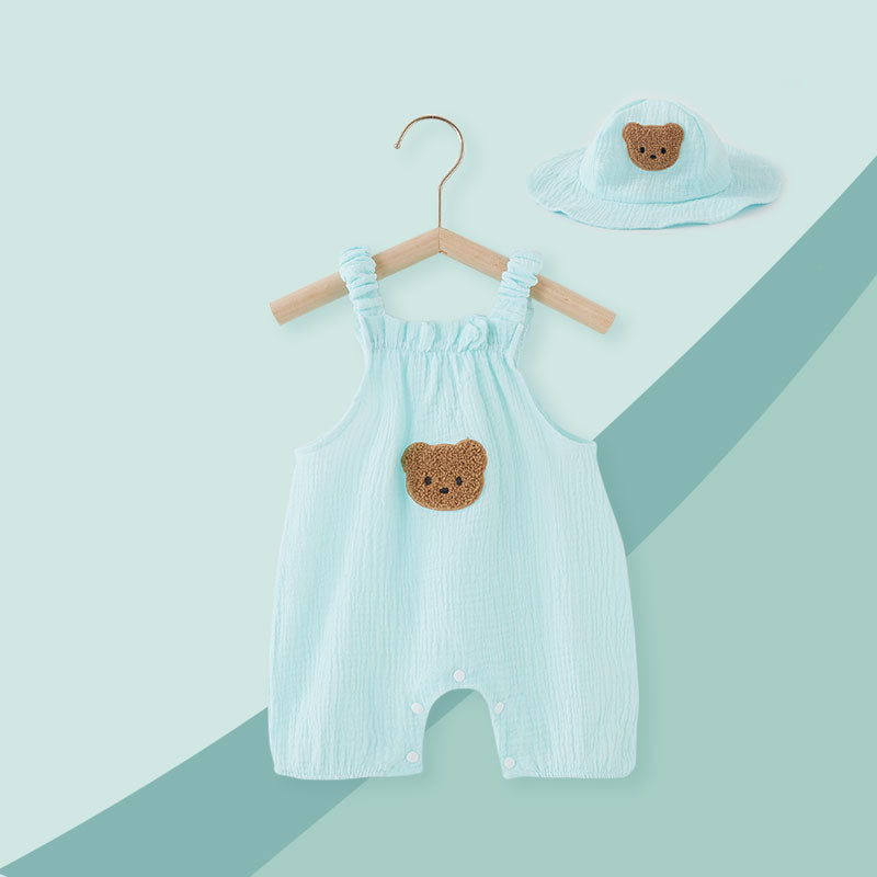 Jumpsuit Summer Thin Tank Tops Vest Garments Cotton Jumpsuit, Climbing Suit