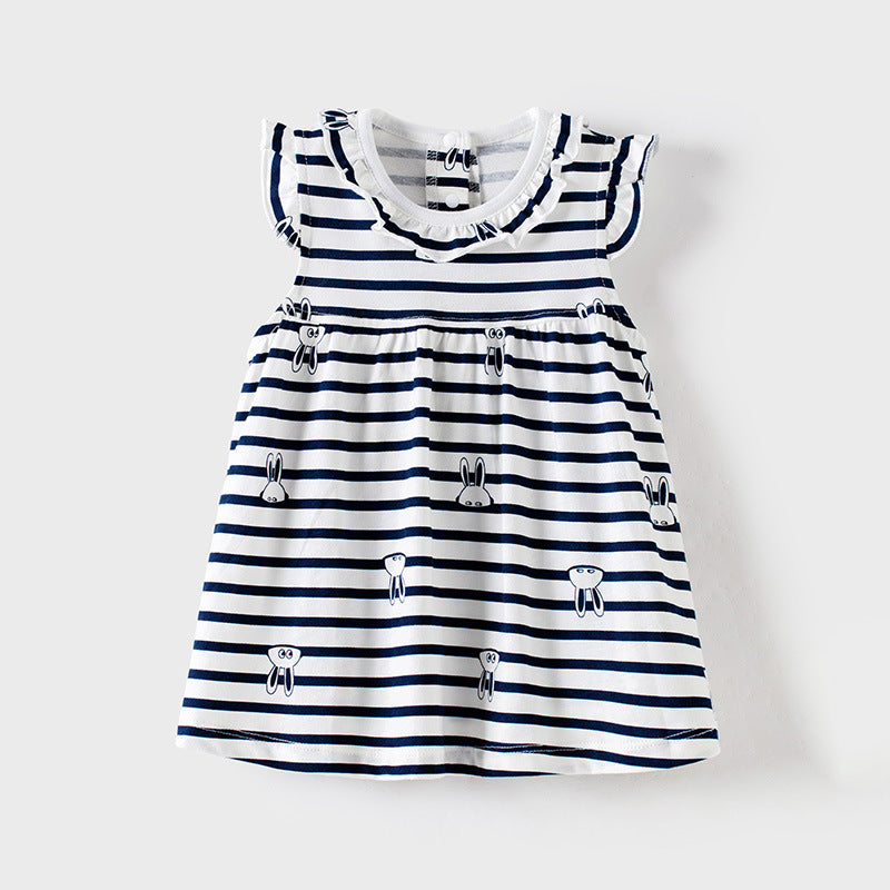 Children's Yuan Floral Strap Summer Fresh Outing Pastoral Style Children's Dress