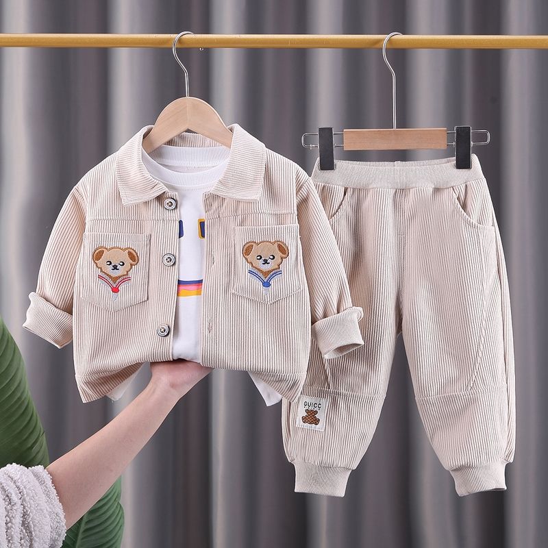 Outfits Three-piece For Boys Babies Clothes Casual Fashionable Children's Suit
