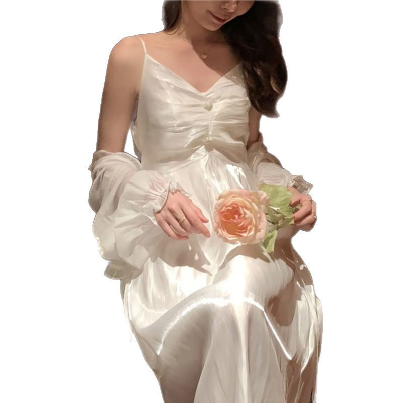 Women's Summer Small High-grade Light Luxury Western Style Fairy Tops