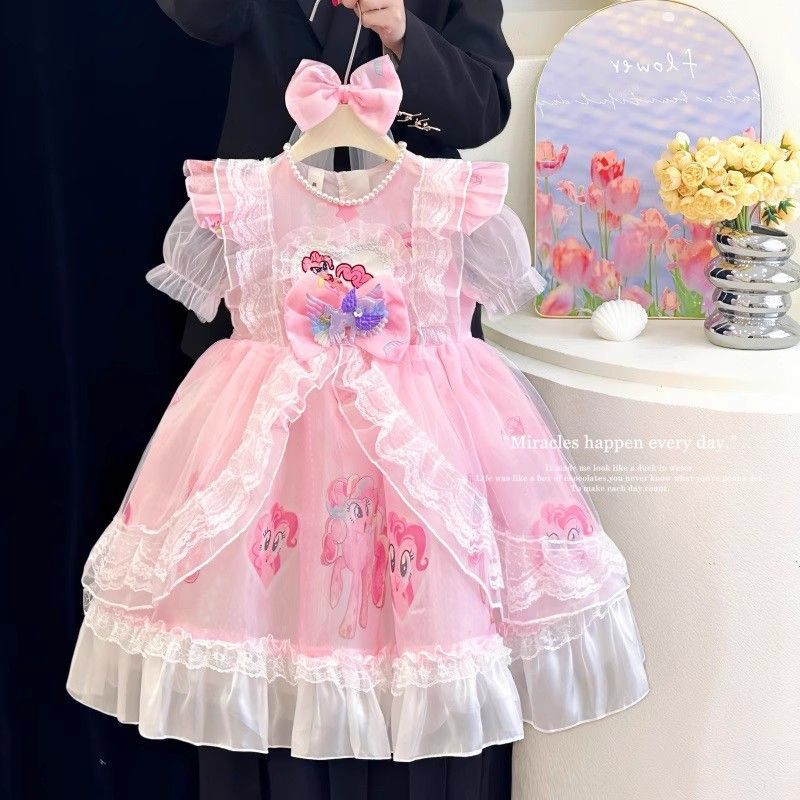 Children's My Little Pony Princess Skirt Lolita Gauze Summer Children's Dress