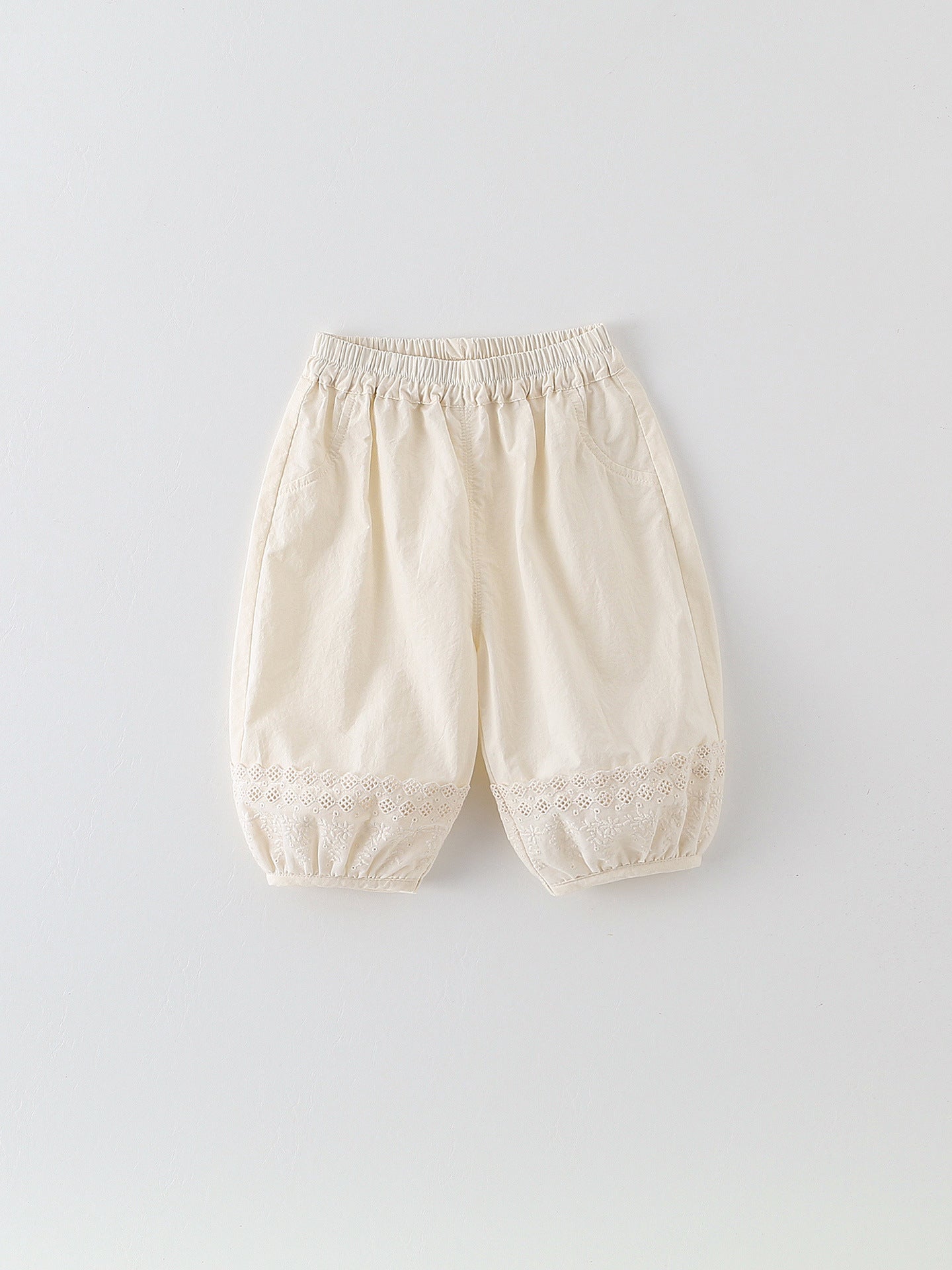Infant Toddler Cotton Cropped Summer Korean Style Versatile Bloomers Loose Children's Pants