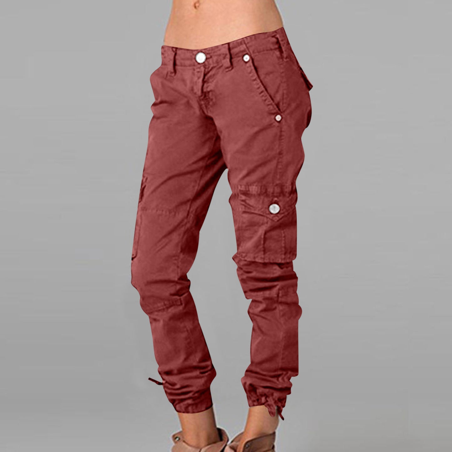 Trendy Casual Women's Tactical Sports Green Casual Pants