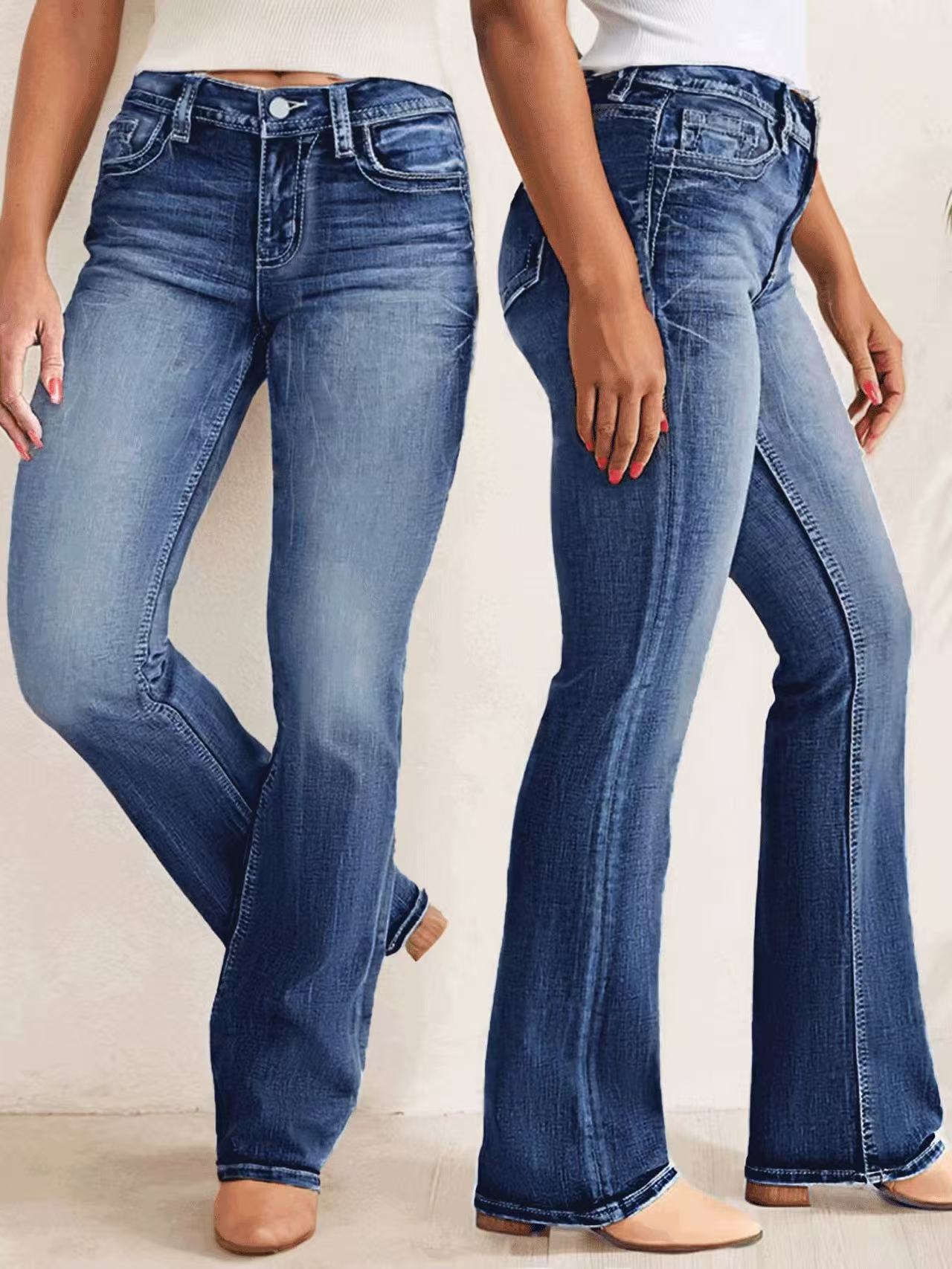 New Fashionable Stretch Slim Skinny Casual Women's Jeans