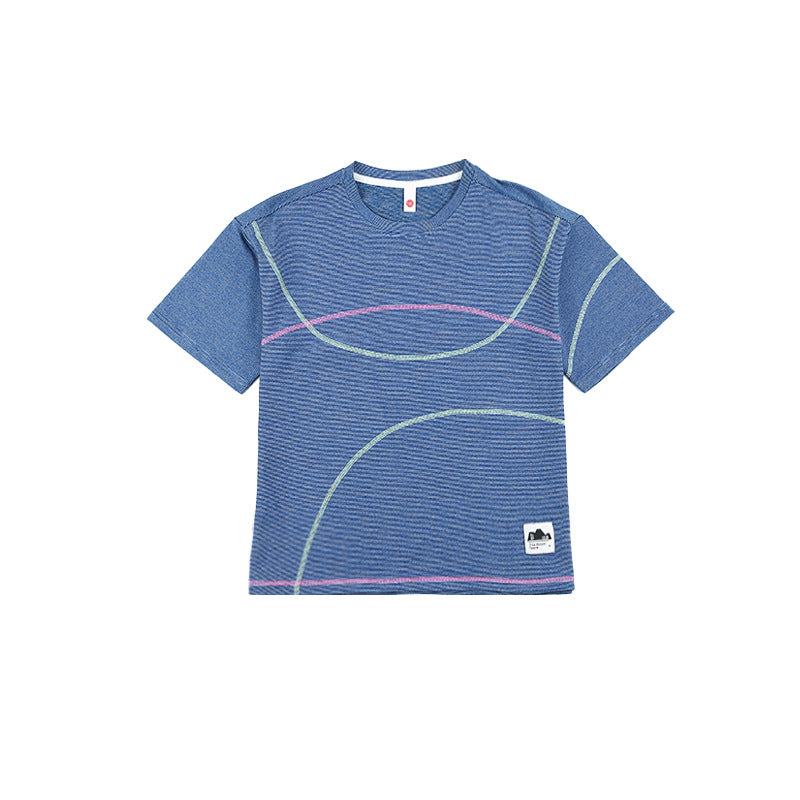 Children's Clothing Short-sleeved Summer Outdoor Sports Round Neck Short Sleeve Children's T-shirt