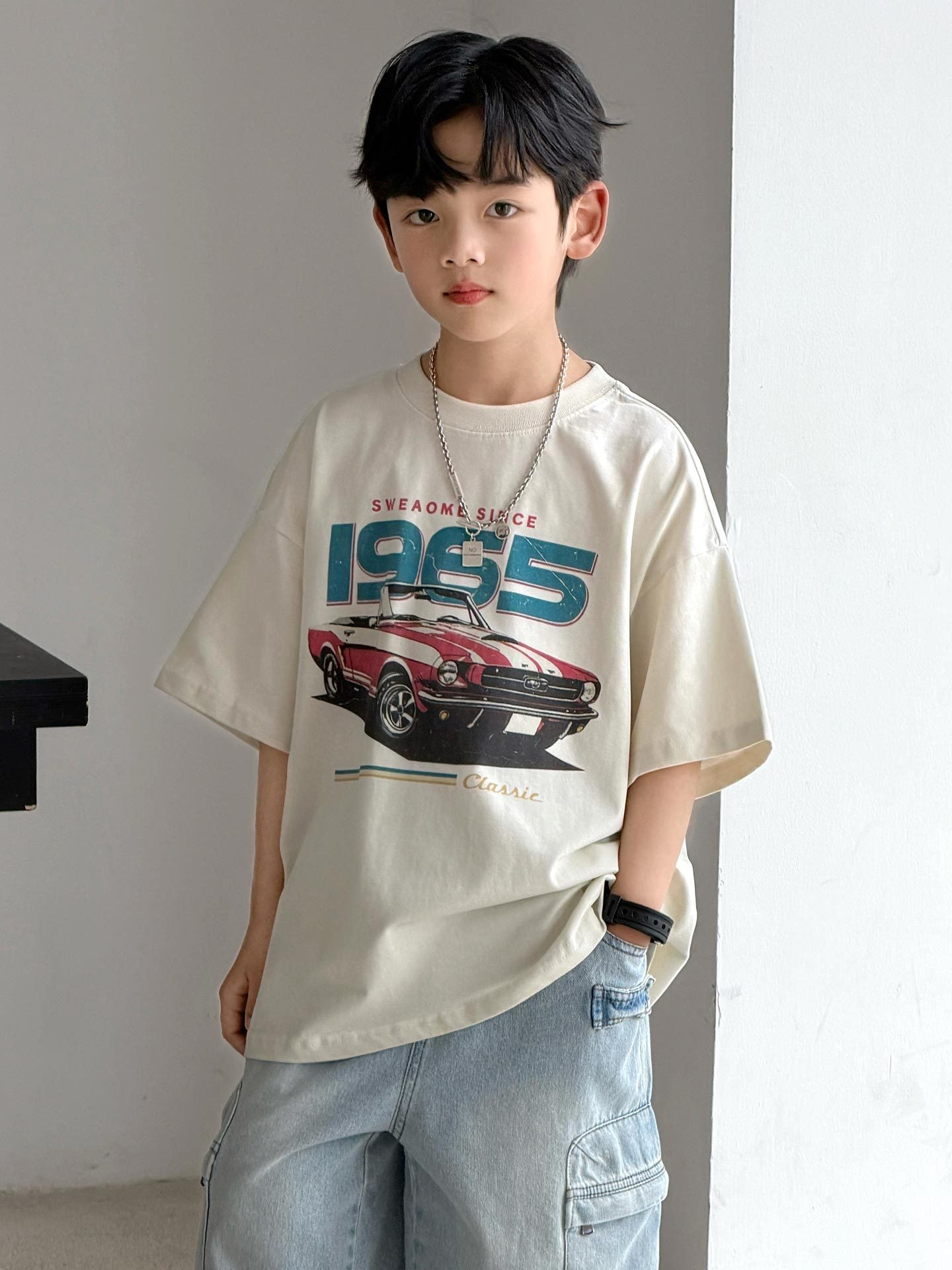 Children's Fashion Short Sleeve Summer Clothing Korean Children's T-shirt