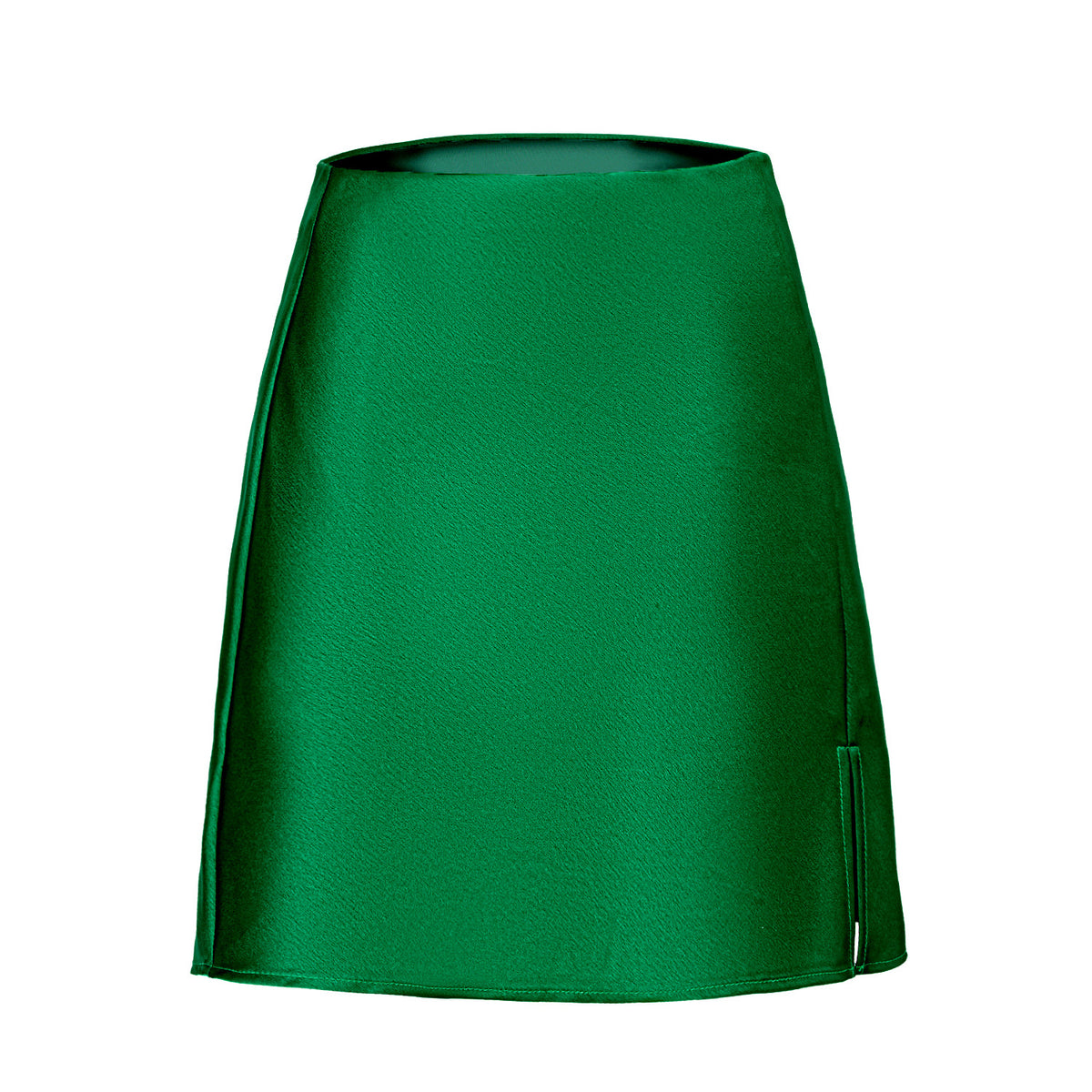 Women's Satin Split High Waist Elastic Sexy A- Skirts