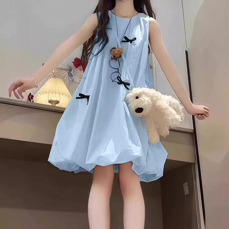 Children's Summer Western Style Sleeveless Vest Princess Children's Dress