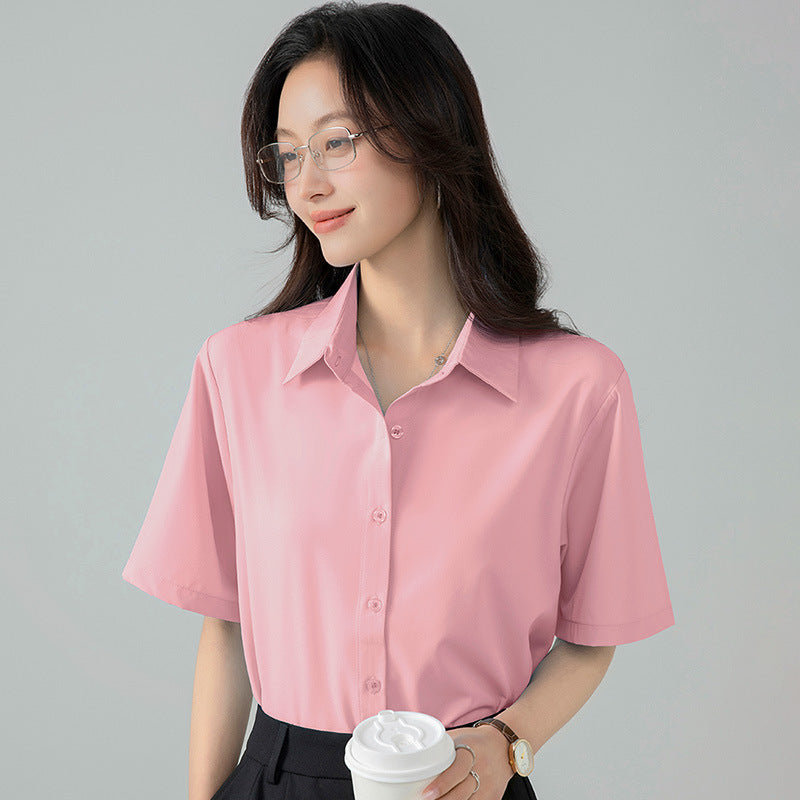 Women's Shirt Korean Loose Casual Base Business Blouse