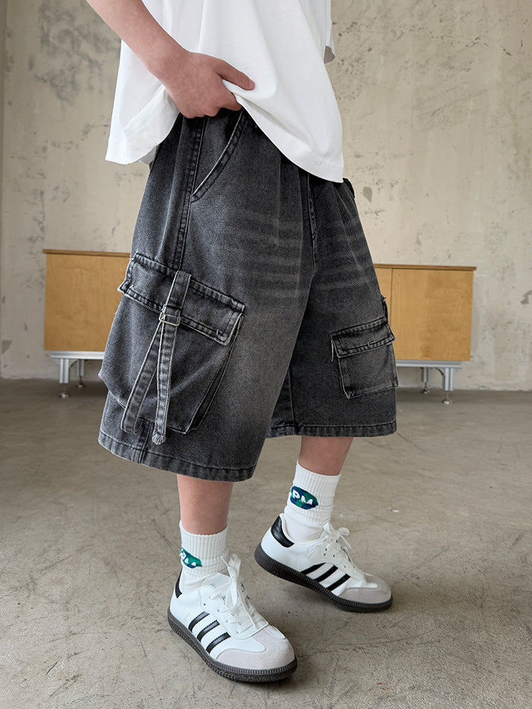 Jeans Shorts Summer The Big Fashion Children's Pants