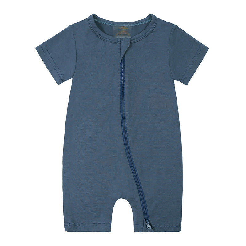 Jumpsuit Bamboo Fiber Born Boys Short Jumpsuit, Climbing Suit