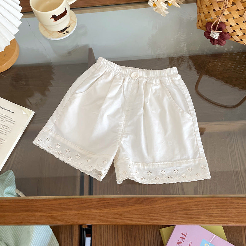 Innovative Slouchy Children's Shorts Summer Lace Children's Pants