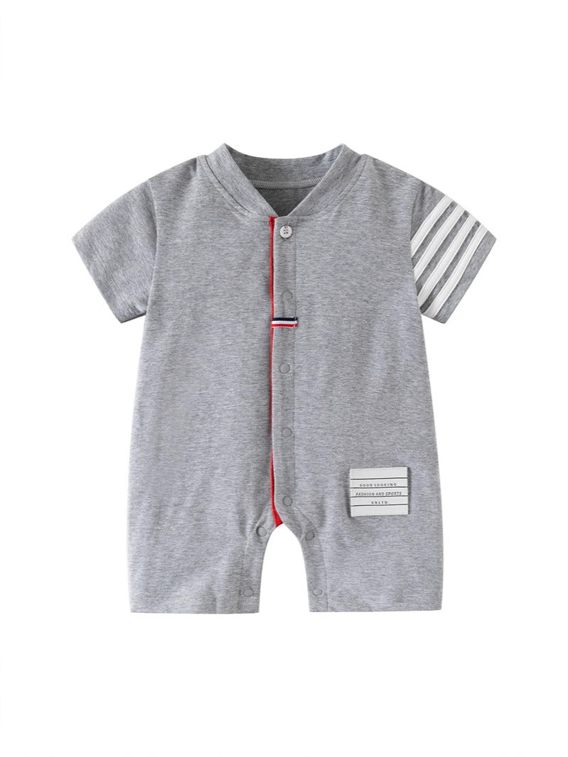Jumpsuit Summer Clothes Born Western Style Boy Full Moon Jumpsuit, Climbing Suit