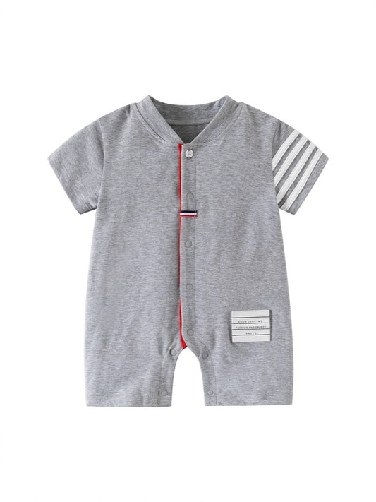 Jumpsuit Summer Clothes Born Western Style Boy Full Moon Jumpsuit, Climbing Suit
