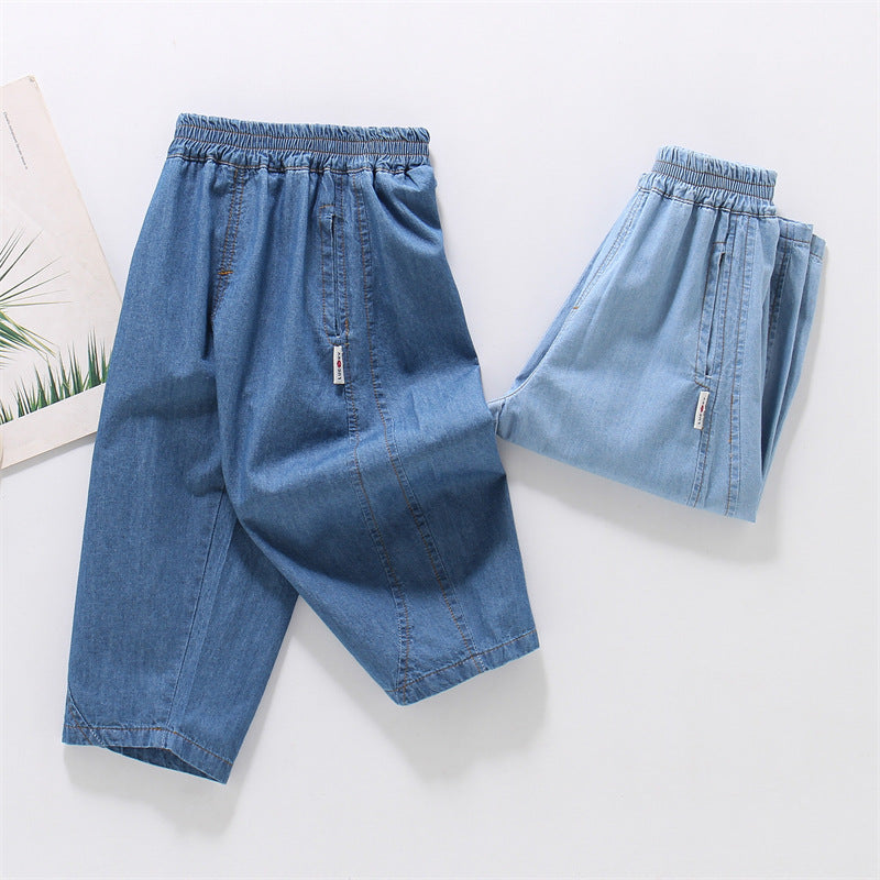 High Quality Loose Soft Jeans Banana Fashionable Children's Pants