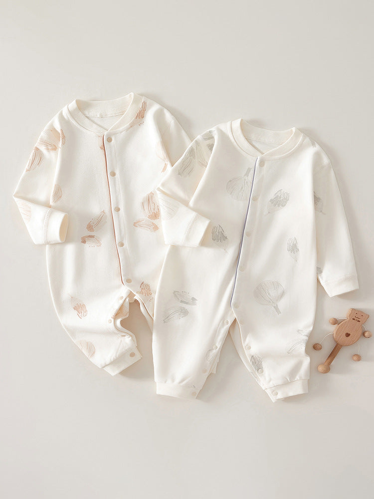 Women's & Men's Jumpsuit Infants Clothes Cotton Pajamas Long-sleeved Jumpsuit, Climbing Suit