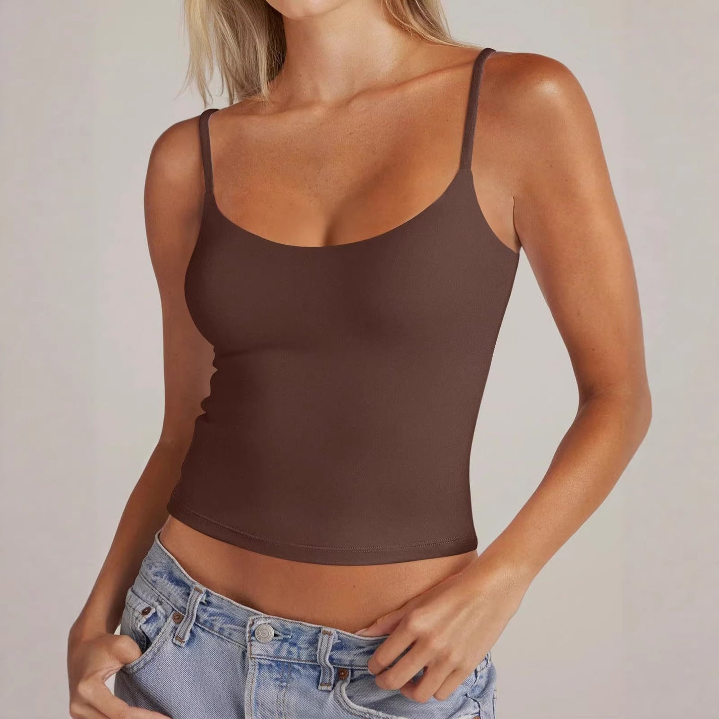 Women's Summer Tank Adjustable Camisole Sleeveless Tops