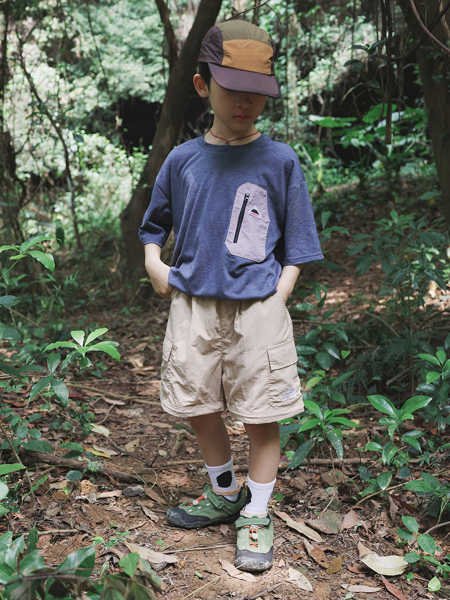 Children's Summer Mountain Outdoor Short-sleeved Breathable Top Children's T-shirt