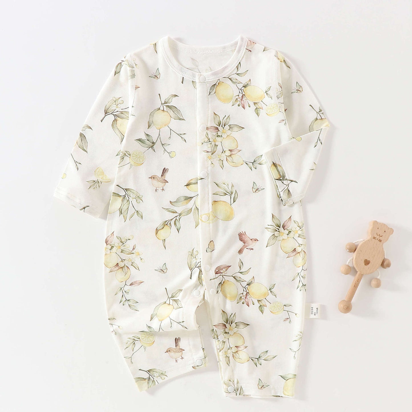 Long Sleeved Romper Infant Class Air Conditioning Clothes Boneless Jumpsuit, Climbing Suit