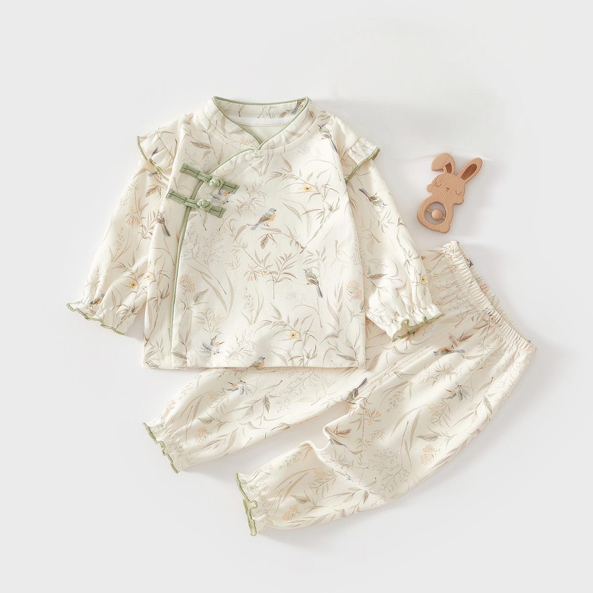 Pure Cotton Boneless Rompers Class Four Children's Suit
