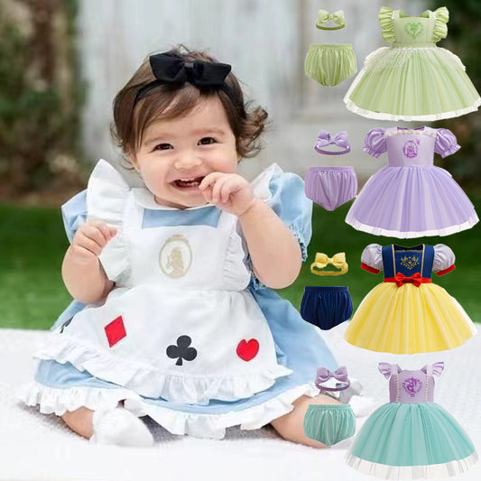 Gauze Skirt Romper Three-piece Clothes For Jumpsuit, Climbing Suit