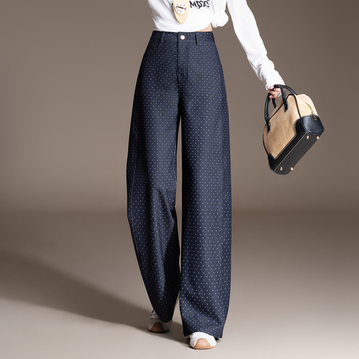 Women's Wide Leg Slimming Sports Loose High Pants