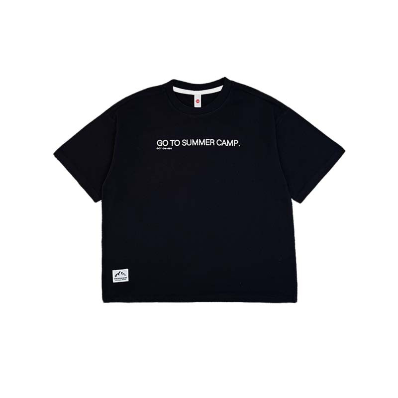 Children's Summer Casual Crew Neck Top Breathable Children's T-shirt