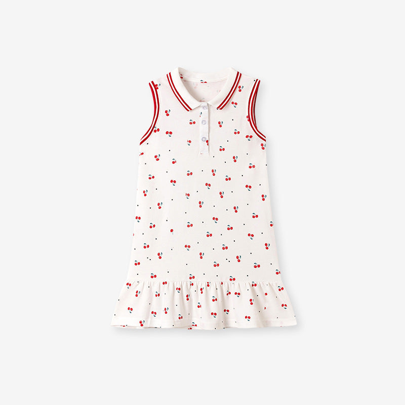 Summer Sleeveless Cute Sweet Skirt Shirt Children's Dress