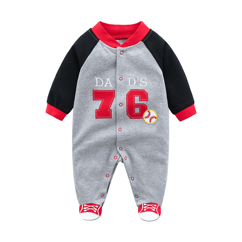 Long Sleeves Born Clothes Year-old Pajamas Jumpsuit, Climbing Suit
