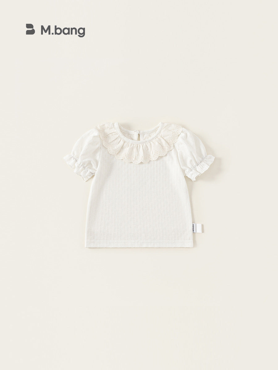 Children's Clothing Short-sleeved Summer Pure Color Shirt Children's T-shirt