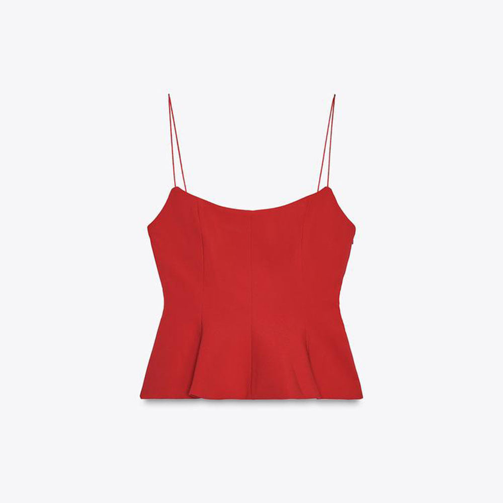 Women's Fashion Solid Color Sexy Sling Tops