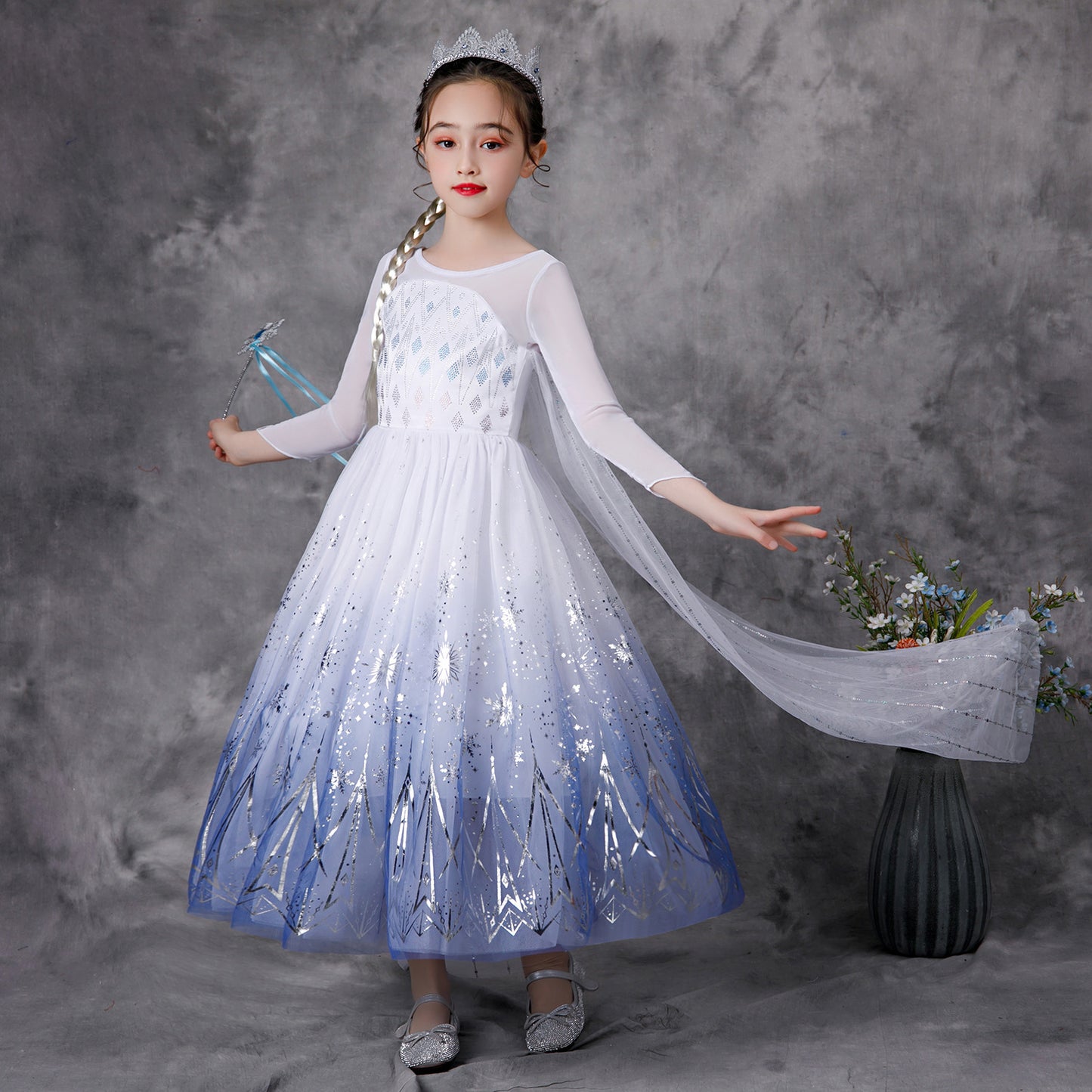 Women's Princess Elsa Frozen 2 Aisha Summer Skirt Clothes Clothing Children's Dress