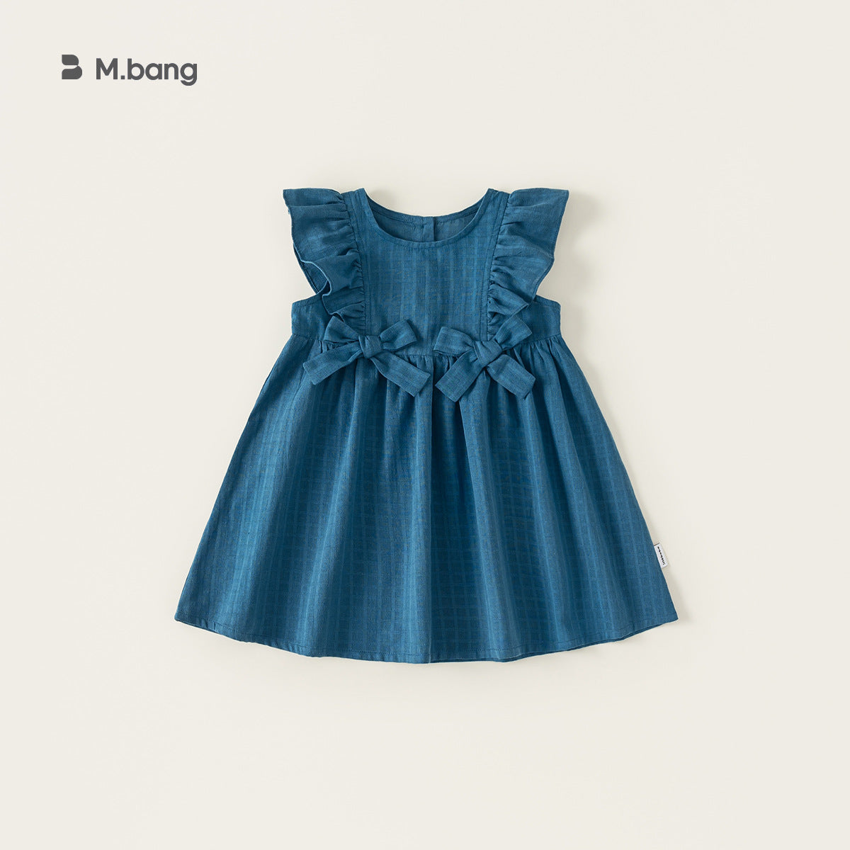 Children's Summer Western Style Bow Vest Skirt Flying Children's Dress