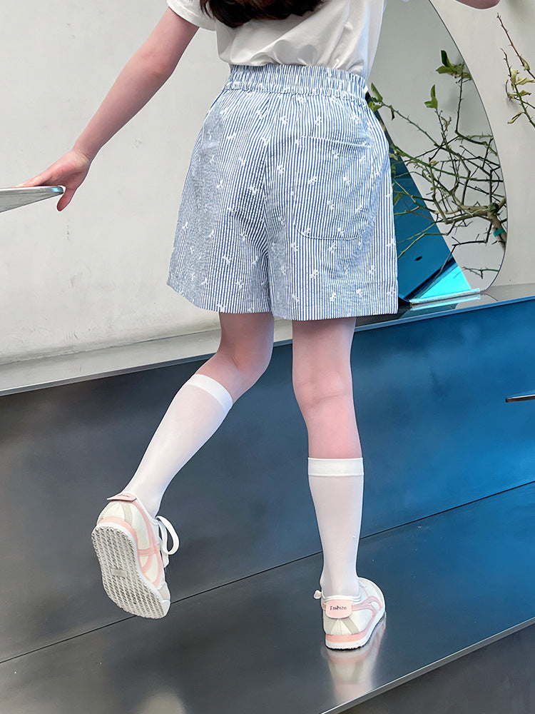 Children's Hot Loose Knee Length Bermuda Big Children's Pants
