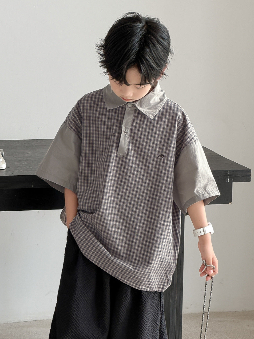 Children's Short-sleeved Middle Large Summer Clothes Thin Top Children's T-shirt